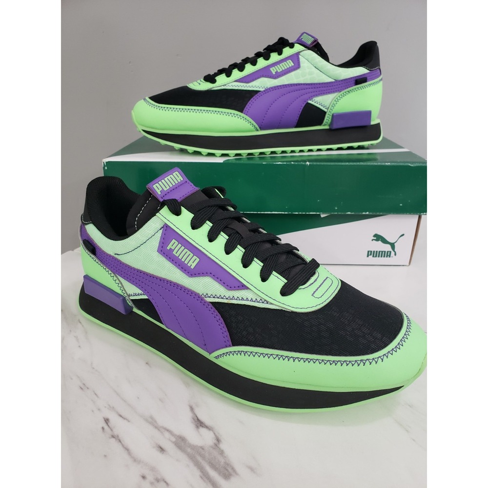 NEW Mens Puma Sneakers Mutant Green Future Rider SIZE 9 NINA TURTLE COLORWAY